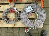 2014 staaldraadkabel (2x) - afbeelding 1 van  5