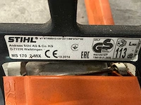 2014 stihl ma180 kettingzaag - afbeelding 5 van  5