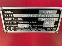2014 takeuchi tb260 midigraafmachine - afbeelding 27 van  33