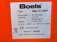 2014 thermobile ima-111 rhp industriële heater / event heater / hetelucht turbine - afbeelding 5 van  13