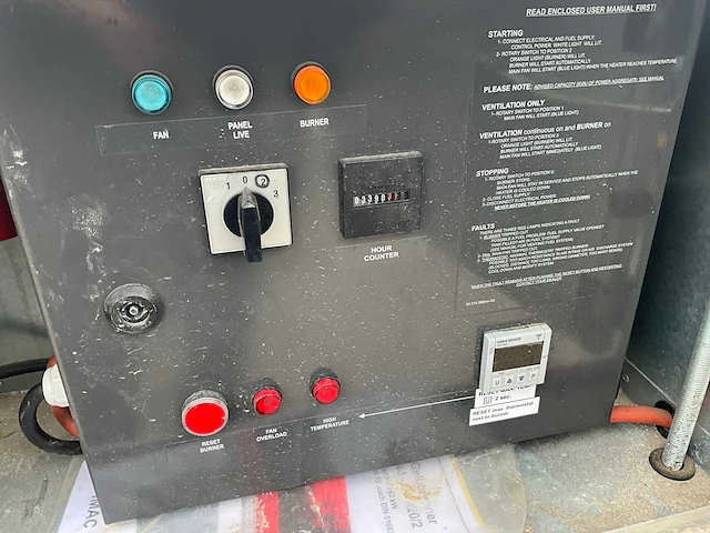 2014 thermobile imac-2000 s industriële heater / event heater / hetelucht turbine - afbeelding 10 van  13