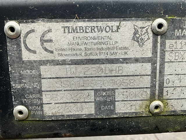 2014 timberwolf tw 230dhb hakselaar - afbeelding 8 van  16