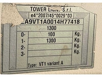 2014 tower light superlight vt1 lichtmast aggregaat aanhangwagen - afbeelding 13 van  20