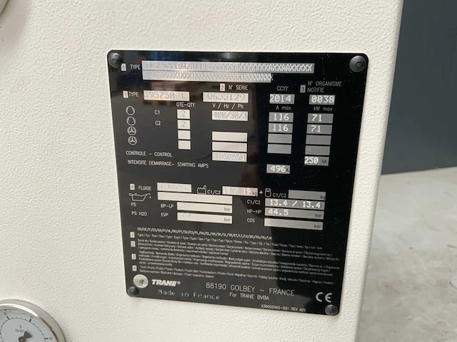 2014 trane ecgwn 211 chiller warmtepomp - afbeelding 8 van  9