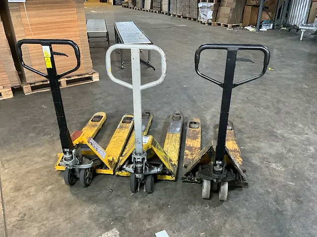 2014 tvh hand hydraulische palletwagen (3x) - afbeelding 1 van  5