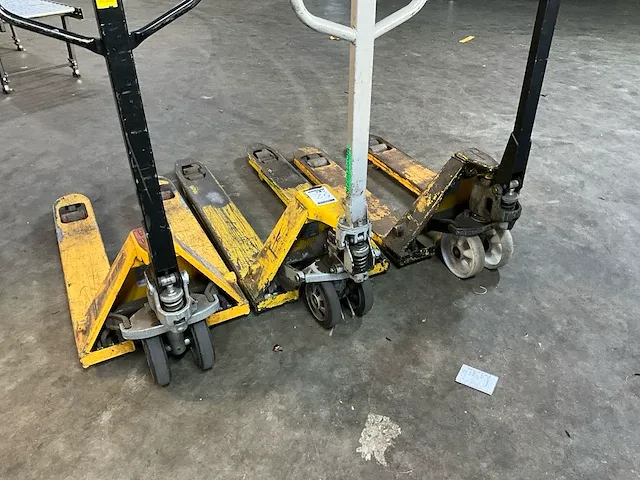 2014 tvh hand hydraulische palletwagen (3x) - afbeelding 2 van  5