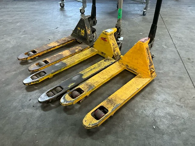 2014 tvh hand hydraulische palletwagen (3x) - afbeelding 3 van  5