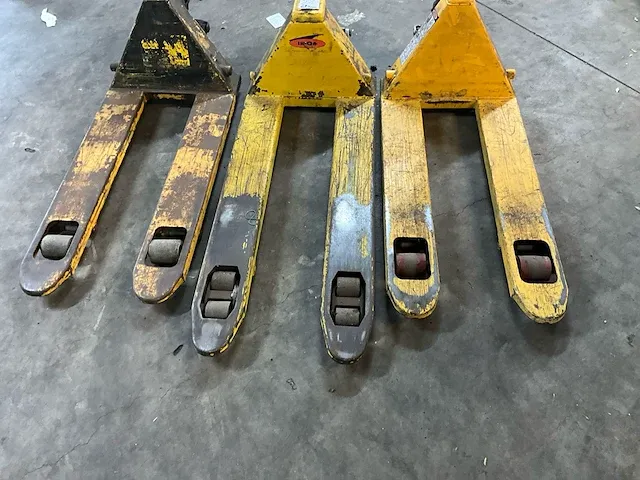 2014 tvh hand hydraulische palletwagen (3x) - afbeelding 4 van  5