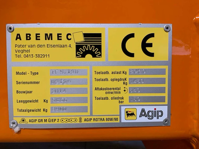 2014 unifeed tf5.12d horizontaal mengende voermengwagen - afbeelding 13 van  34