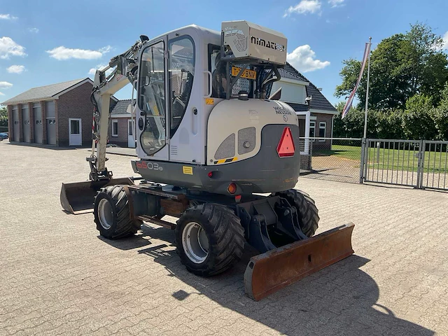 2014 wacker neuson 6503-2 banden graafmachine - afbeelding 12 van  29