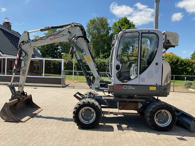 2014 wacker neuson 6503-2 banden graafmachine - afbeelding 26 van  29