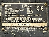 2014 yanmar sv100-1a midigraafmachine - afbeelding 27 van  33