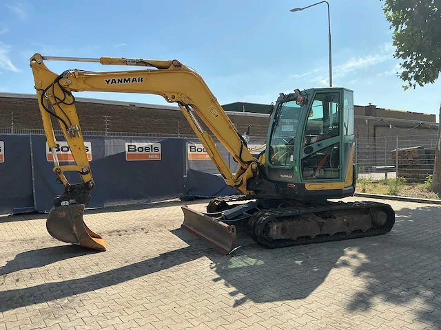 2014 yanmar vio80-u midi rupsgraafmachine binnendraaier - afbeelding 4 van  34
