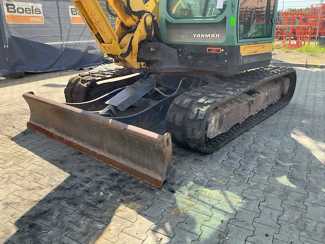 2014 yanmar vio80-u midi rupsgraafmachine binnendraaier - afbeelding 9 van  34