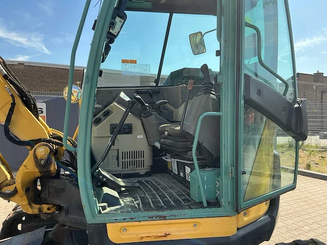 2014 yanmar vio80-u midi rupsgraafmachine binnendraaier - afbeelding 10 van  34
