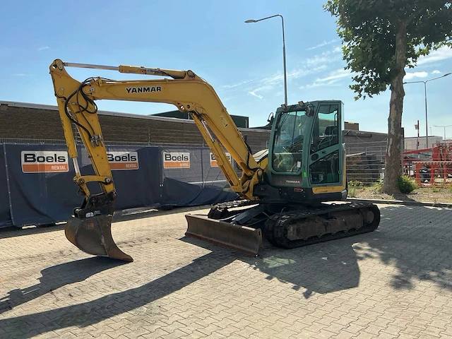 2014 yanmar vio80-u midi rupsgraafmachine binnendraaier - afbeelding 1 van  34