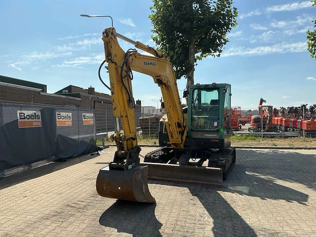 2014 yanmar vio80-u midi rupsgraafmachine binnendraaier - afbeelding 23 van  34