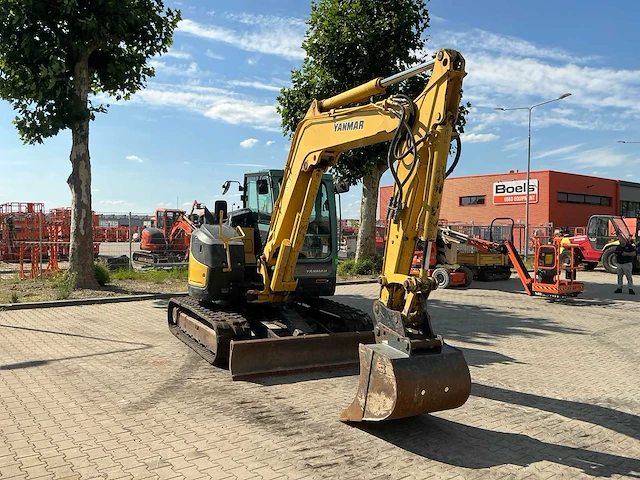 2014 yanmar vio80-u midi rupsgraafmachine binnendraaier - afbeelding 29 van  34