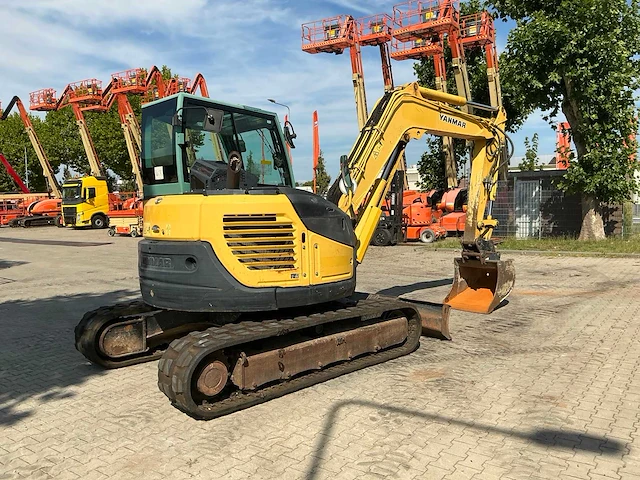 2014 yanmar vio80-u midi rupsgraafmachine binnendraaier - afbeelding 31 van  34