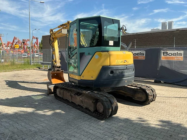 2014 yanmar vio80-u midi rupsgraafmachine binnendraaier - afbeelding 34 van  34