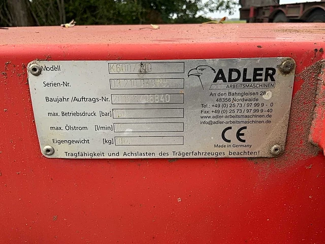 2015 adler veegmachine - afbeelding 5 van  13
