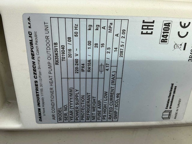 2015 airco unit set (3x) - afbeelding 11 van  12