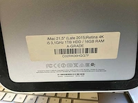 2015 apple imac 21,5-inch, retina 4k desktop - afbeelding 5 van  5