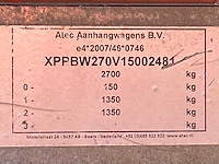 2015 atec eb2 2-1 dubbelas aanhangwagen - afbeelding 15 van  22