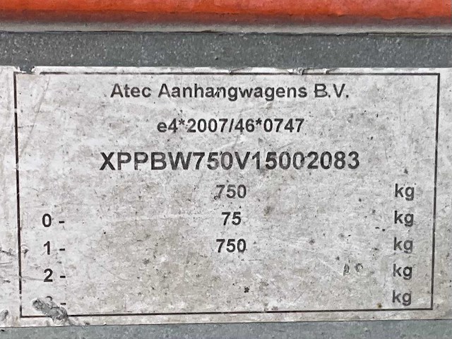 2015 atec eo1300 aanhangwagen - afbeelding 6 van  14