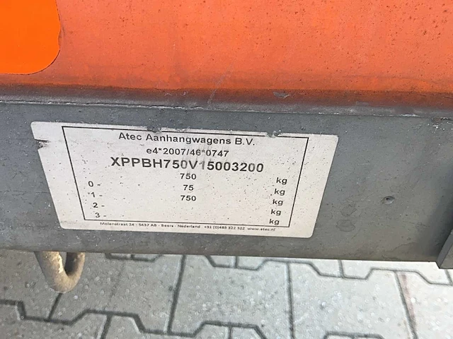 2015 atec eo1300 zeilaanhangwagen - afbeelding 12 van  13