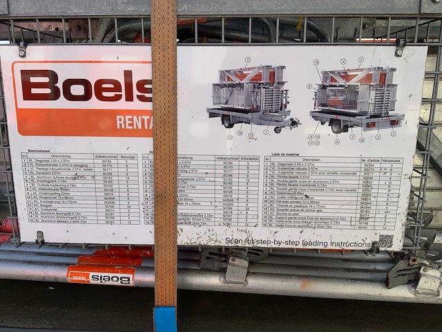 2015 atec pl1 gevelsteiger aanhangwagen - afbeelding 12 van  15