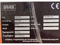 2015 bauer kth 2,5 heftruck hijsjib / hijsarm - afbeelding 9 van  9
