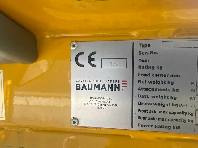 2015 baumann gx-60l /14/45 st zijlader - afbeelding 24 van  33