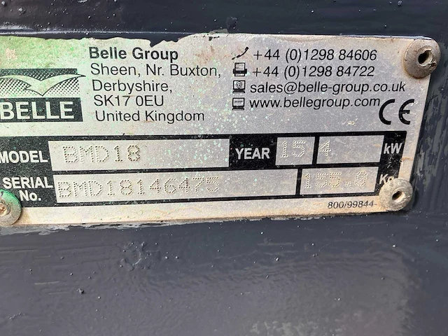2015 belle bmd18 dumper - afbeelding 3 van  11