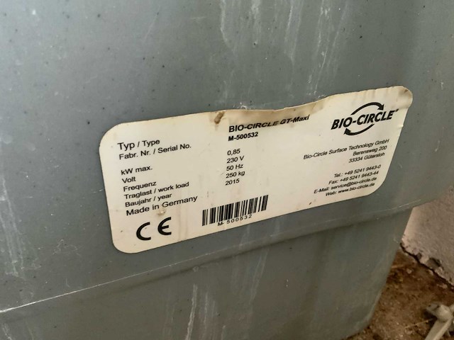 2015 bio circle gt maxi reinigingsbak - afbeelding 7 van  7