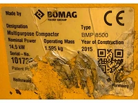 2015 bomag bmp 8500 knik verdichtingswals / nokkenwals - afbeelding 12 van  12