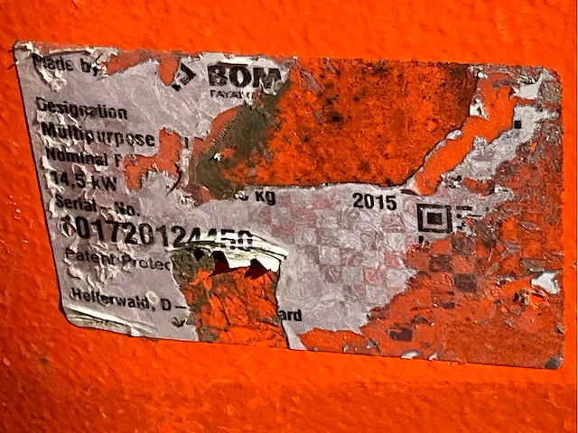 2015 bomag bmp 8500 knik verdichtingswals / nokkenwals - afbeelding 24 van  30