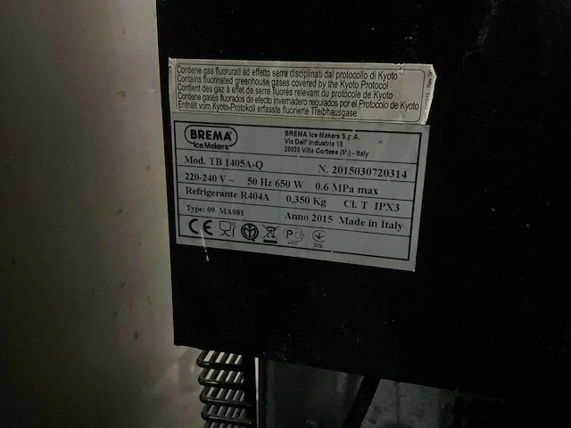 2015 brema tb1405a-q crushed ice machine - afbeelding 6 van  6