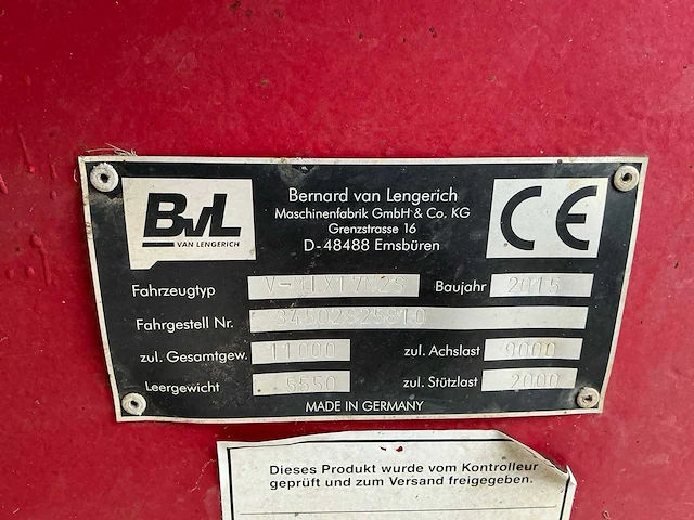 2015 bvl v-mix 17n2s voermengwagen - afbeelding 24 van  30