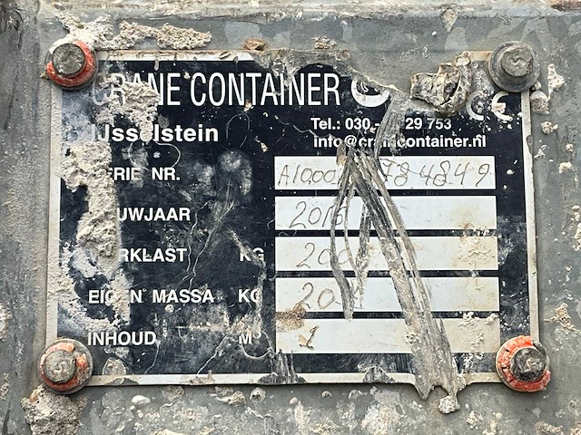 2015 crane container a kraancontainer - afbeelding 3 van  11