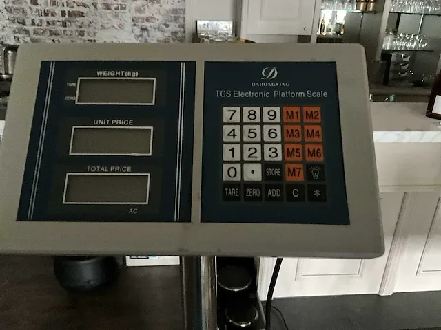 2015 dahongying tcs electronic plateau weegschaal - afbeelding 2 van  7