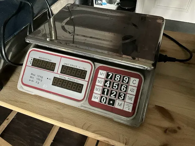 2015 dahongying tcs electronic plateau weegschaal - afbeelding 7 van  7
