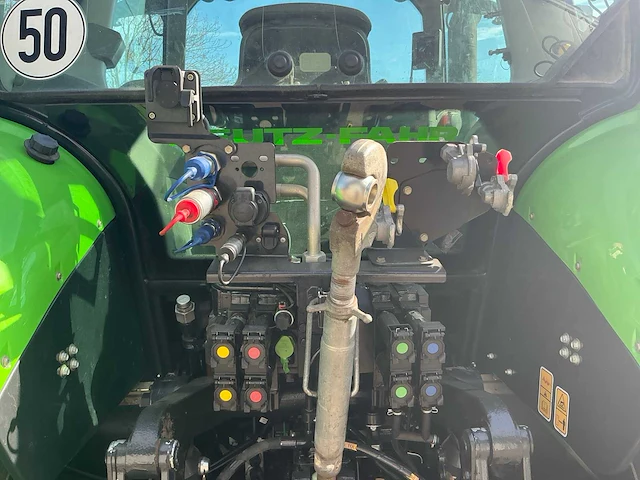 2015 deutz-fahr afrotron 6185ttv vierwielaangedreven landbouwtractor - afbeelding 6 van  38