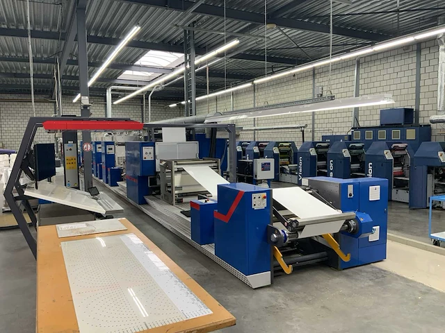 2015 dg press thallo 850 5 kleuren rotatie offsetpers - afbeelding 12 van  51