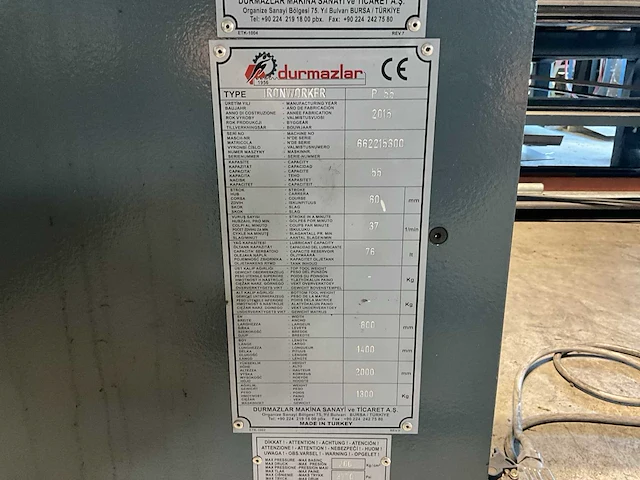 2015 durma p55 ponsmachine - afbeelding 14 van  14