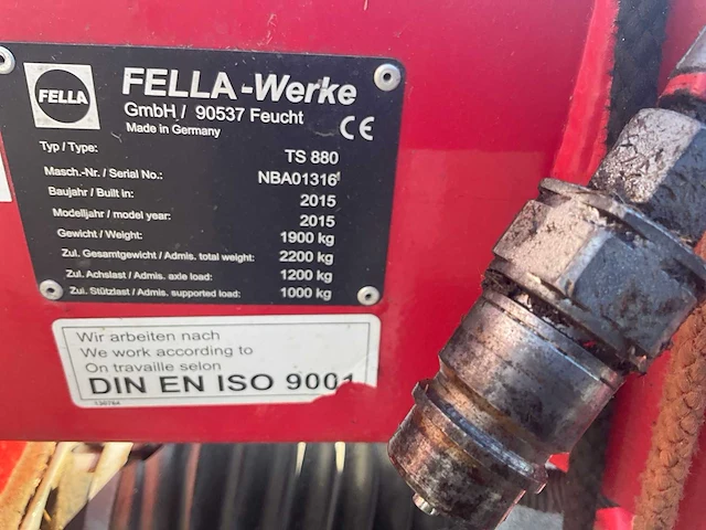 2015 fella ts880 zwadhark - afbeelding 14 van  21