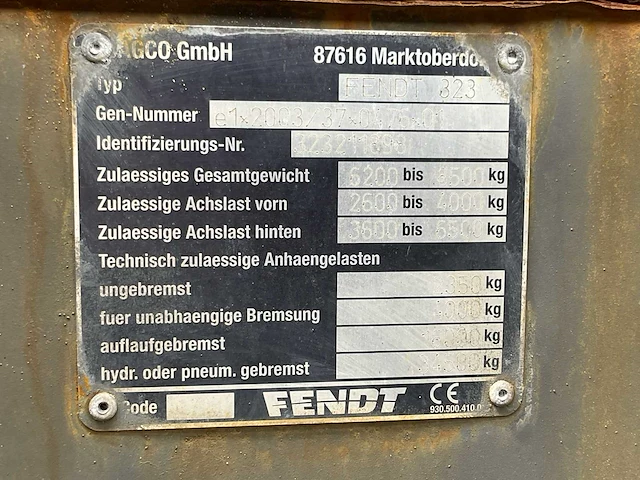 2015 fendt 310 vario tms vierwielaangedreven landbouwtractor - afbeelding 24 van  30