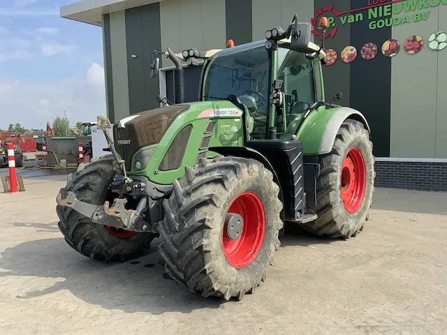 2015 fendt 724 s4 power vierwielaangedreven landbouwtractor - afbeelding 1 van  35