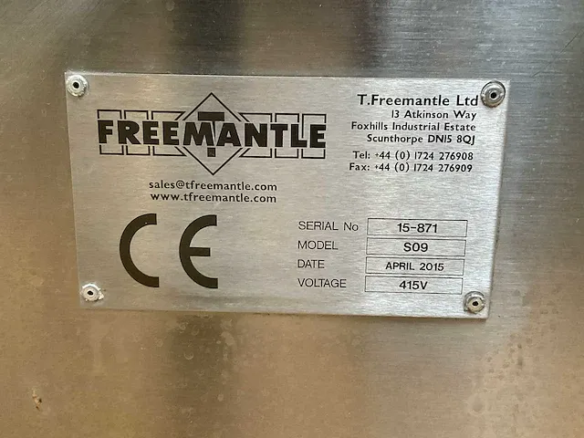 2015 freemantle s09 wrap-around sleeve machine - afbeelding 22 van  29