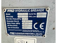 2015 furukawa frd fx25-s hydraulische sloophamer cw05 - afbeelding 6 van  6